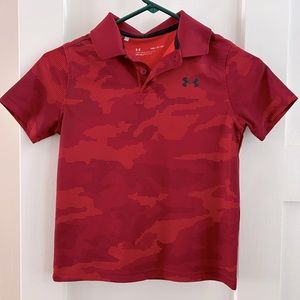 Boys under armour short sleeve polo. Size small. NWOT.  Never worn